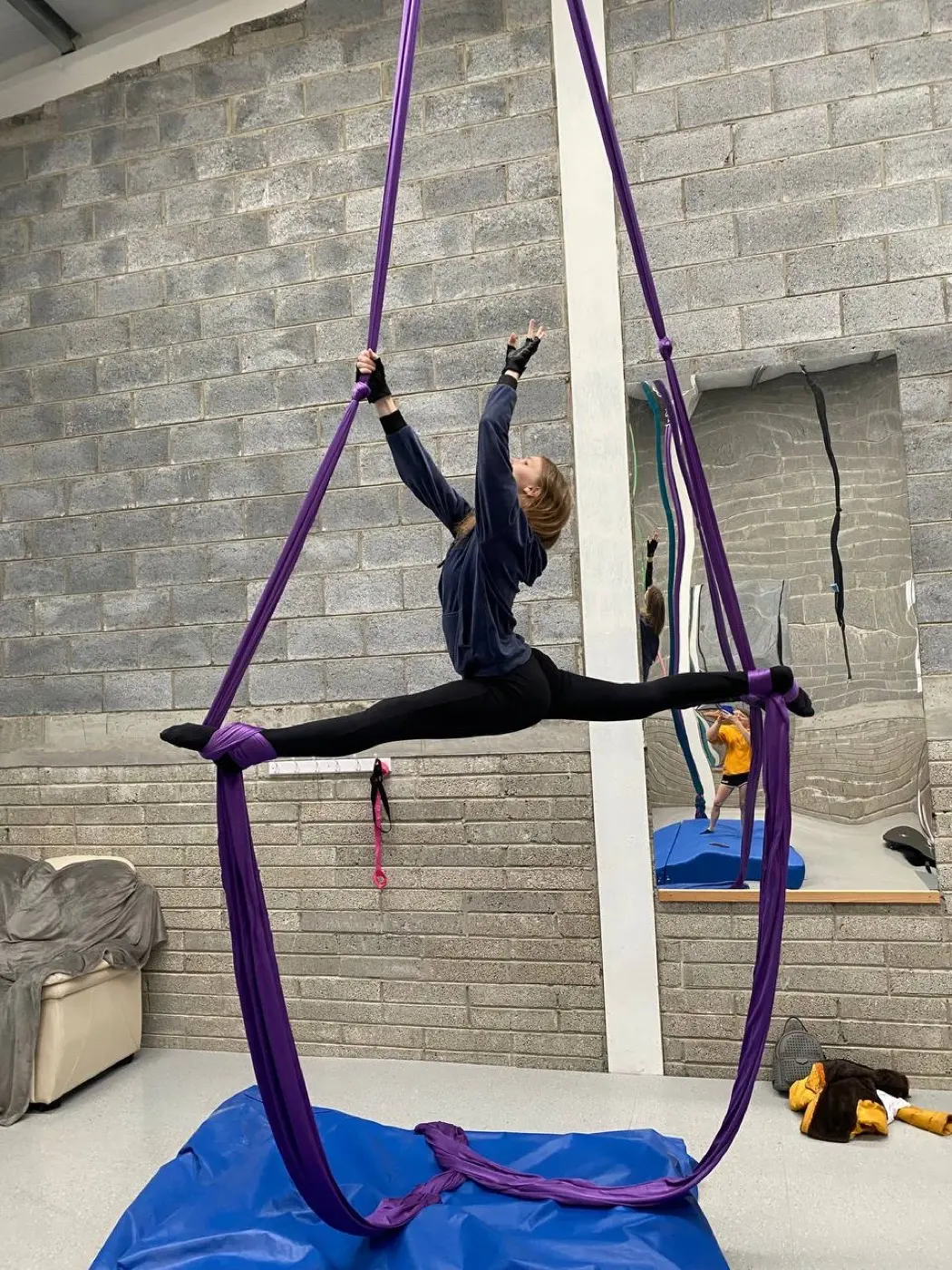 Aerial class at Be Up