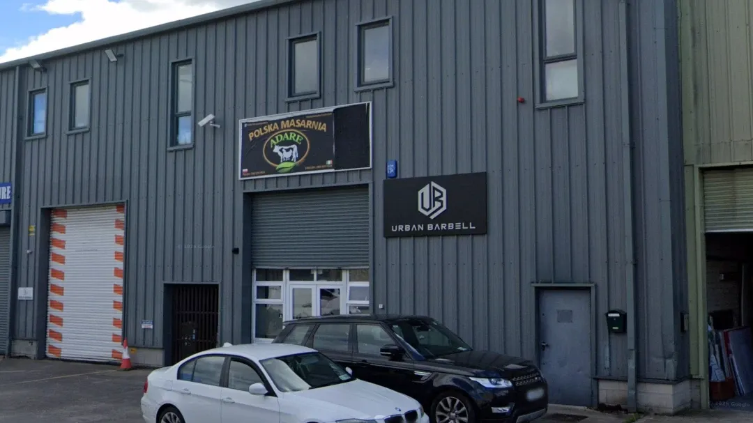 The building at Eastlink Business Park: the Be Up entrance is the grey door on the far right